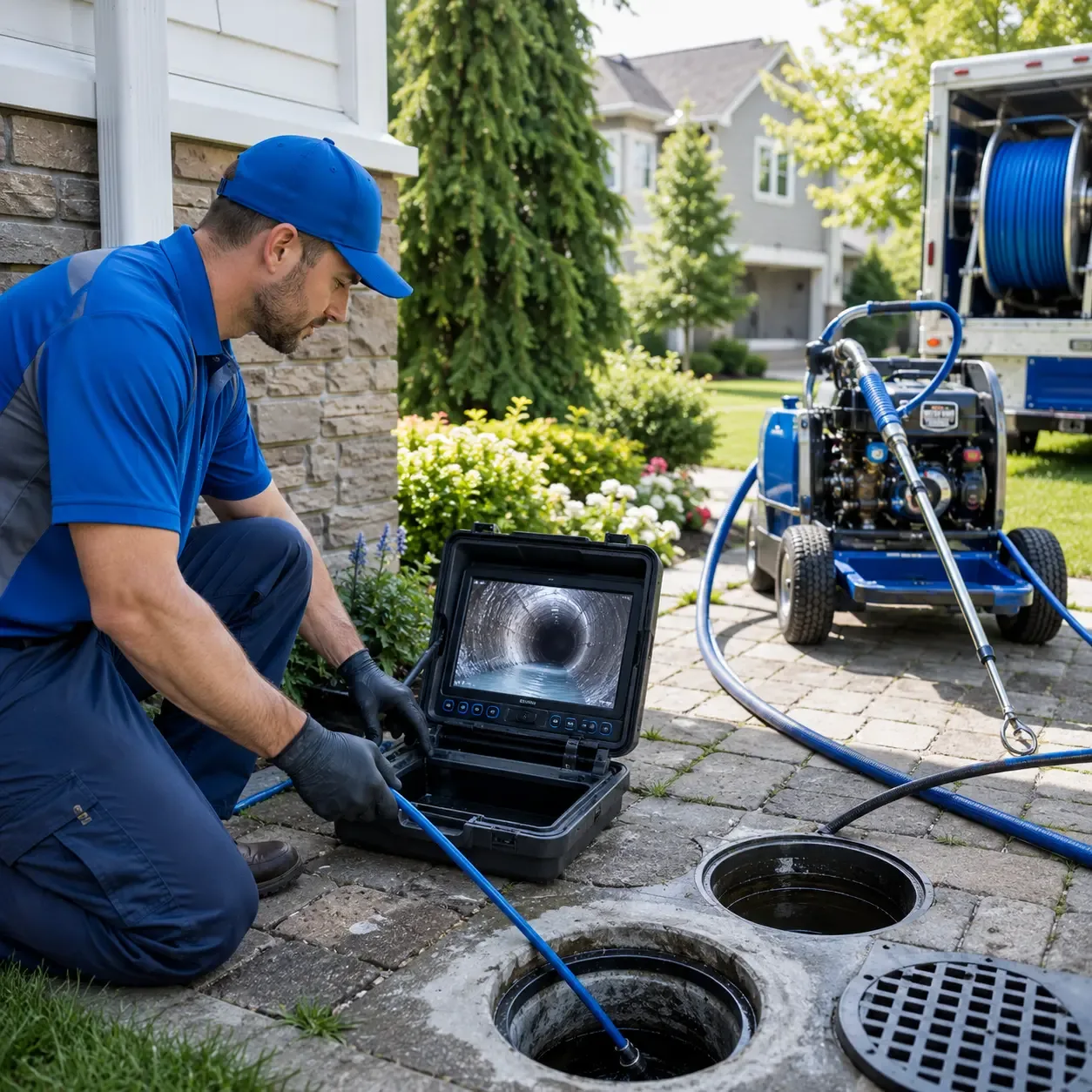 Outdoor drain cleaning professionals serving Pershing, IN